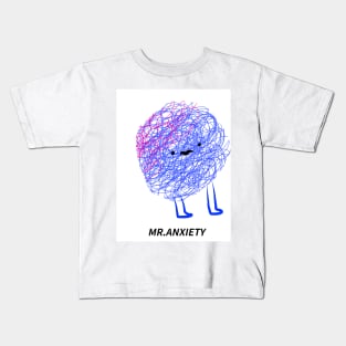 MR.ANXIETY Kids T-Shirt